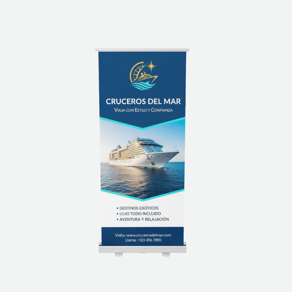 ROLL UP DE 80x200 EN TELA