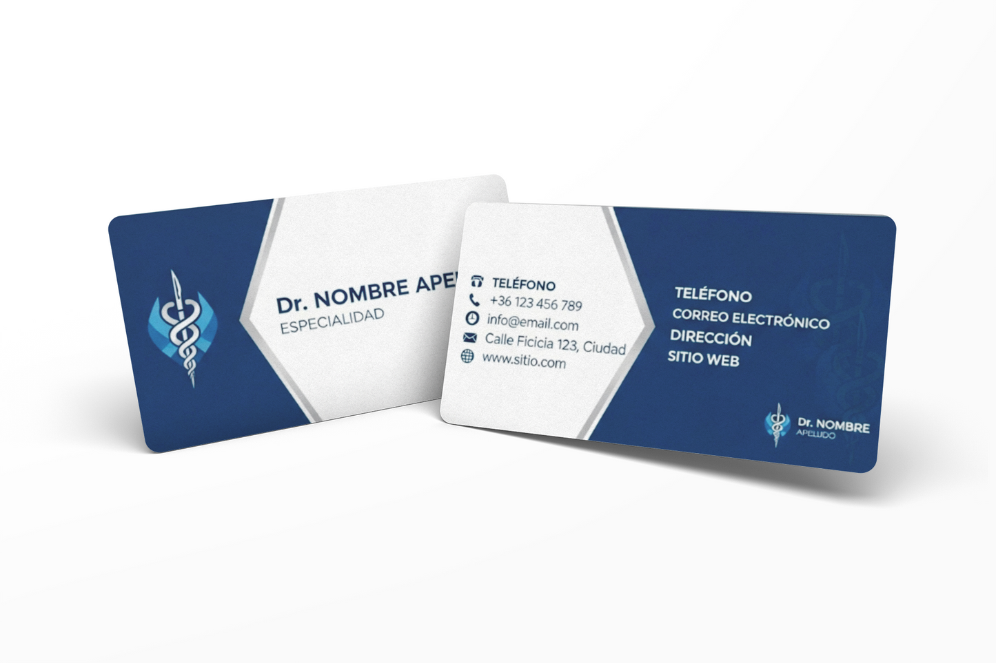 TARJETA CON LAMINADO MATE 4X4