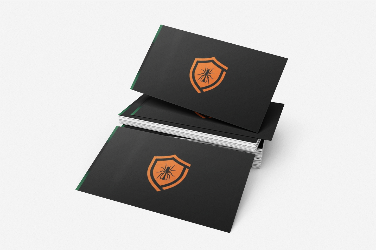 TARJETA CON BARNIZ A REGISTRO 4X0