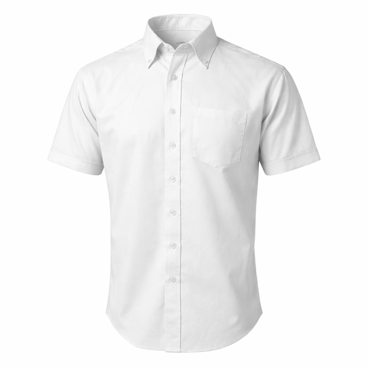 CAMISA DE GABARDINA MANGA CORTA