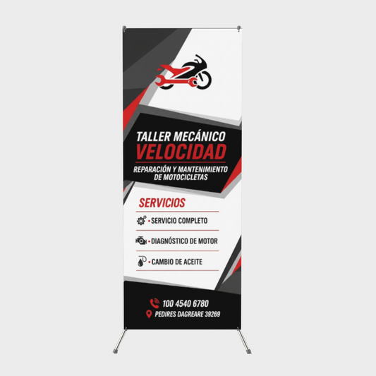 BANNER DE 80x180 EN LONA