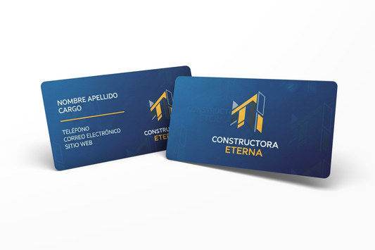 TARJETA CON BARNIZ UV AL FRENTE 4X4