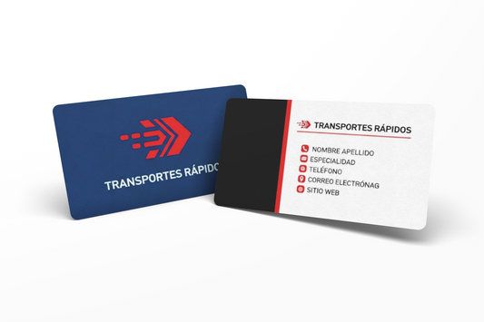 TARJETA CON BARNIZ A REGISTRO 4X4