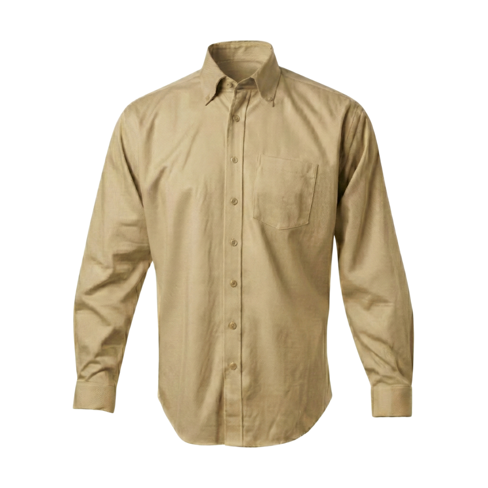 CAMISA DE GABARDINA MANGA LARGA