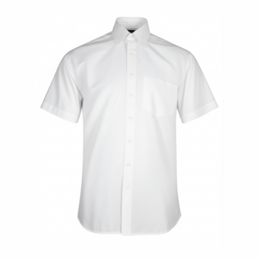 CAMISA DE GABARDINA MANGA CORTA