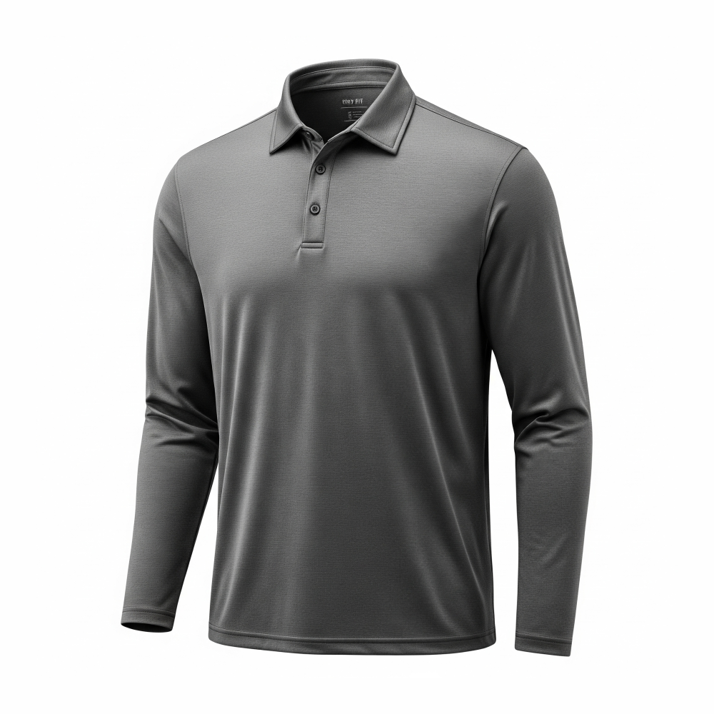 PLAYERA TIPO POLO MANGA LARGA DRY FIT