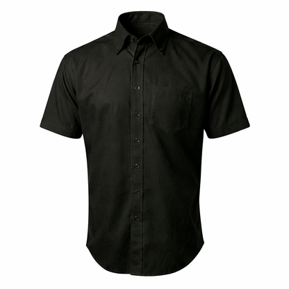 CAMISA DE GABARDINA MANGA CORTA