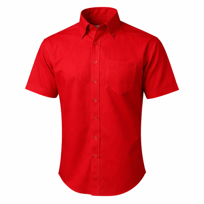 CAMISA DE GABARDINA MANGA CORTA